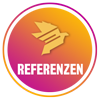 Call to Action Button Iconic Referenzen